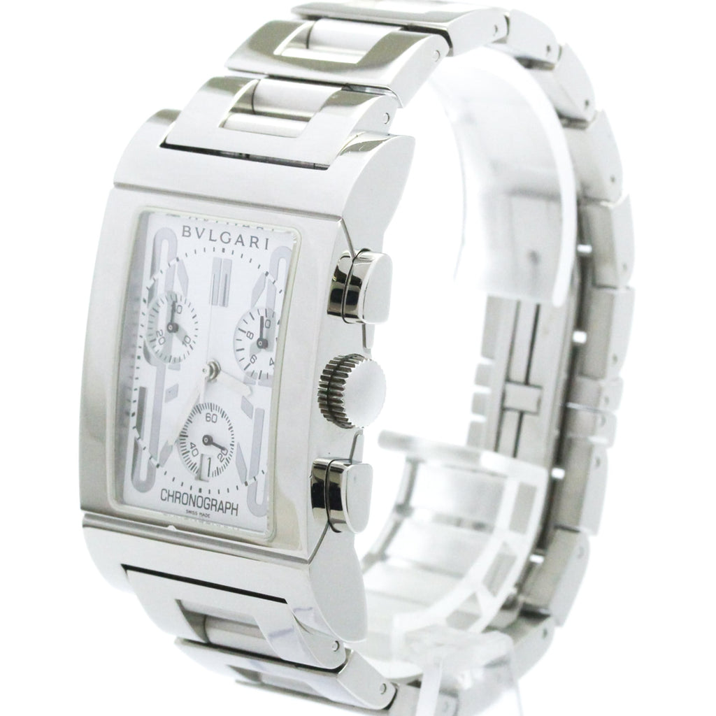 Bvlgari Rettangolo · Chronograph · Steel