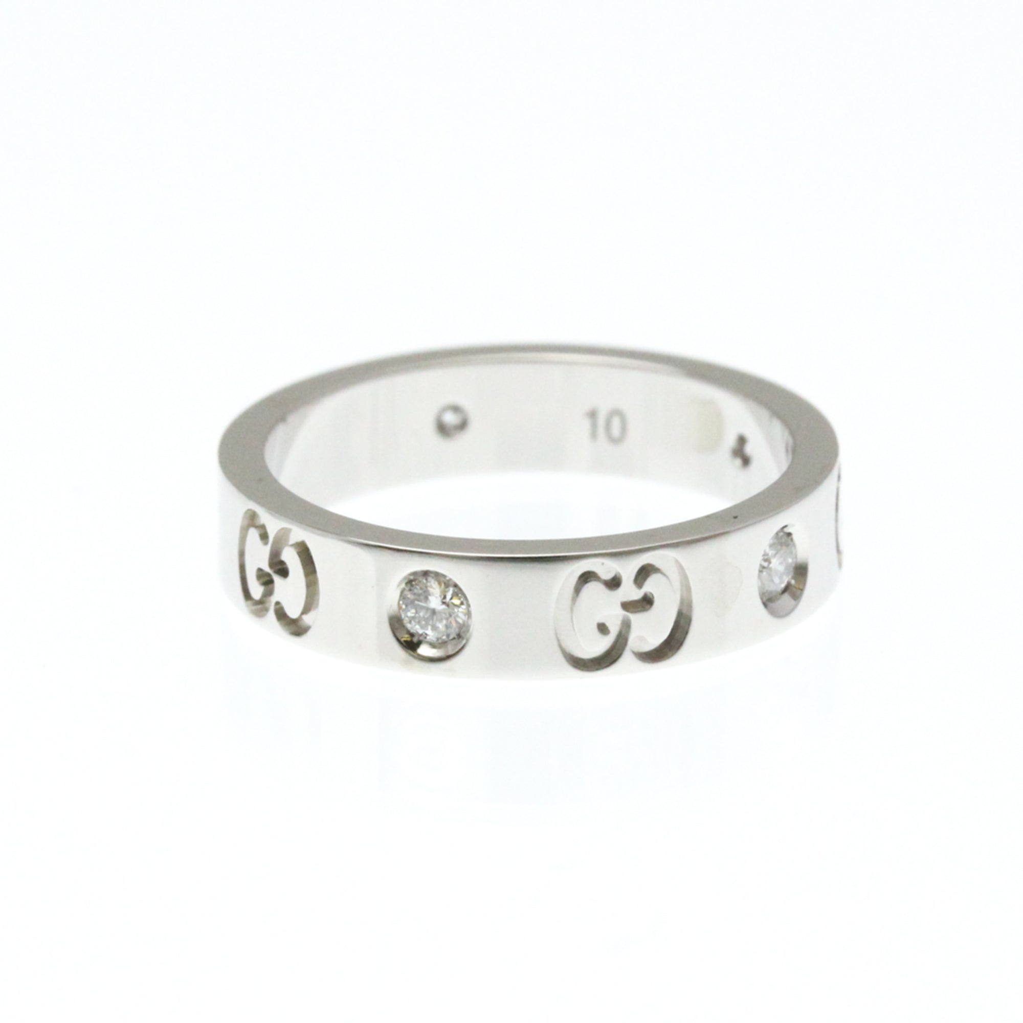 Gucci Icon · Diamond · 18K White Gold