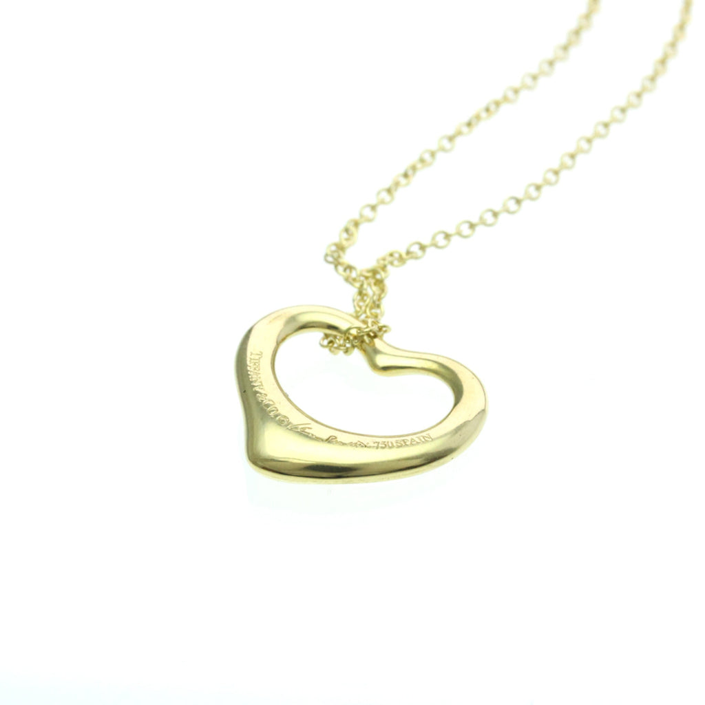 Tiffany Open Heart · 18K Yellow Gold