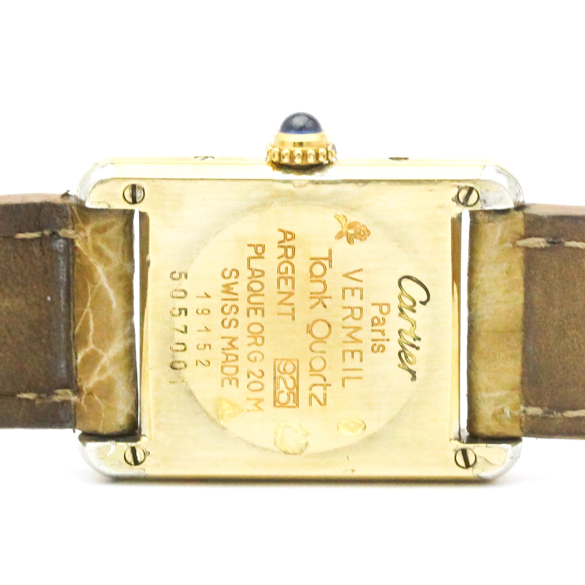 Cartier Must Tank · Vermeil · Quartz