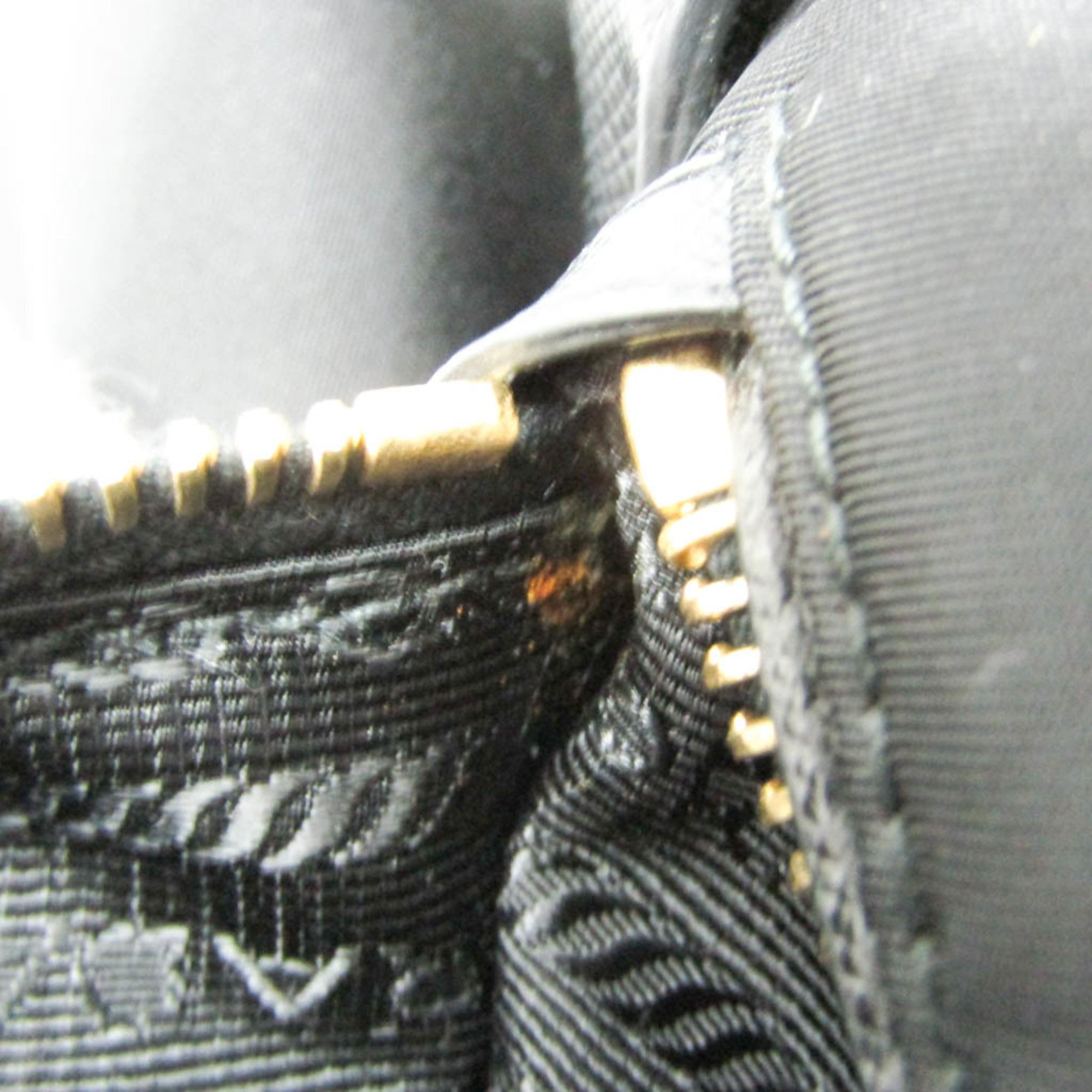 Prada · Nylon & Leather Tote