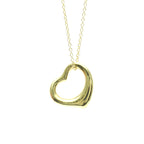 Tiffany Open Heart · 18K Yellow Gold · Diamond