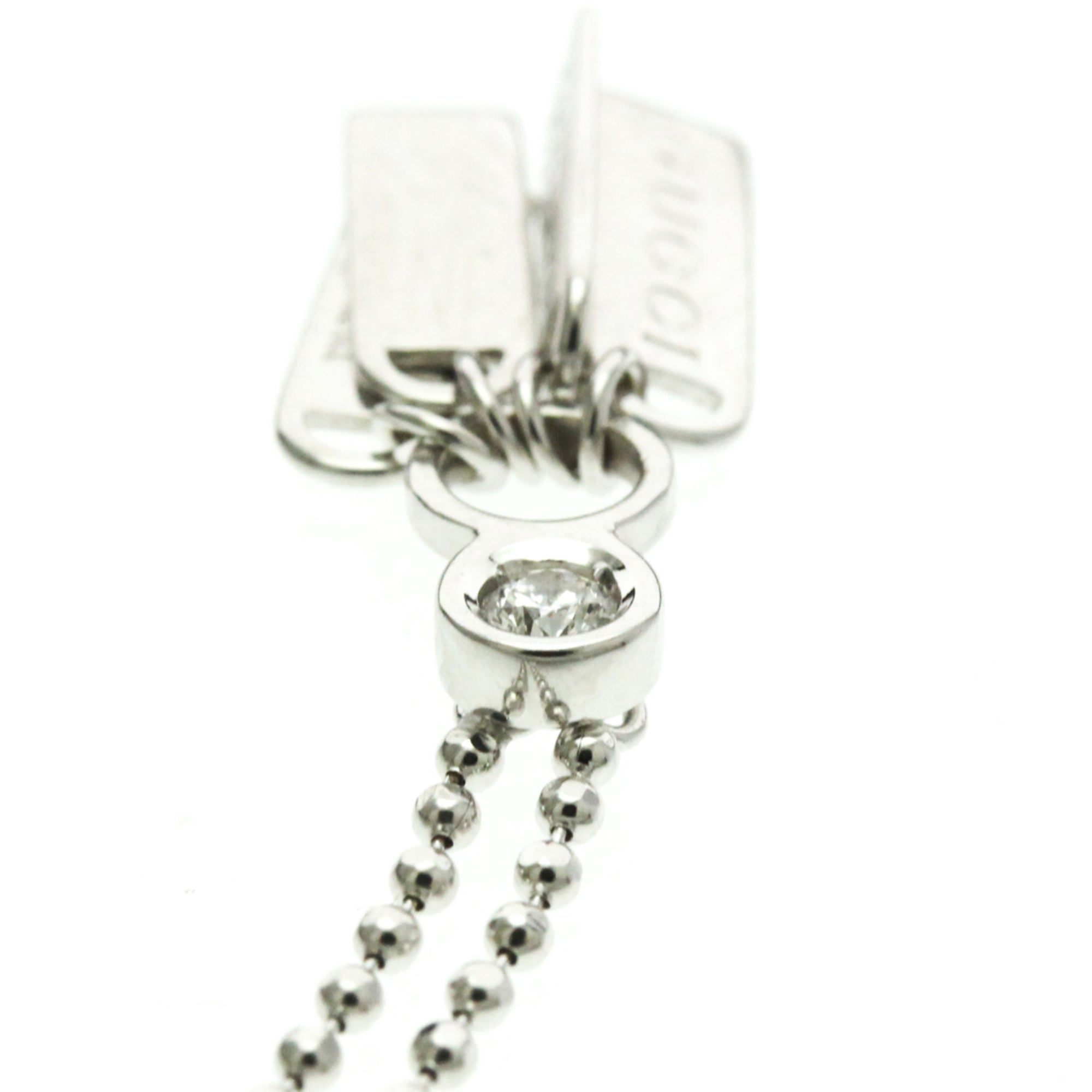 Gucci Diamond Tag · 18K White Gold