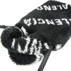 Balenciaga Everyday Phone Holder · Faux Fur
