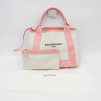 Balenciaga Navy Cabas S · Canvas