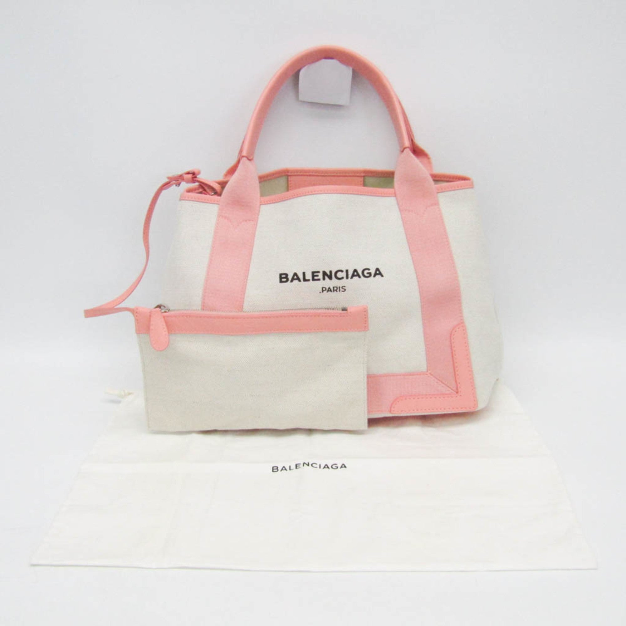 Balenciaga Navy Cabas S · Canvas
