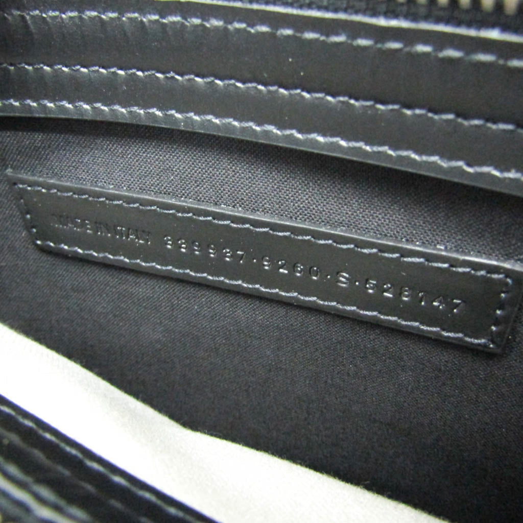 Balenciaga Navy Pochette · Canvas & Leather