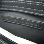 Balenciaga Navy Pochette · Canvas & Leather