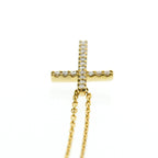 Star Jewelry Cross · 18K Yellow Gold · Diamond