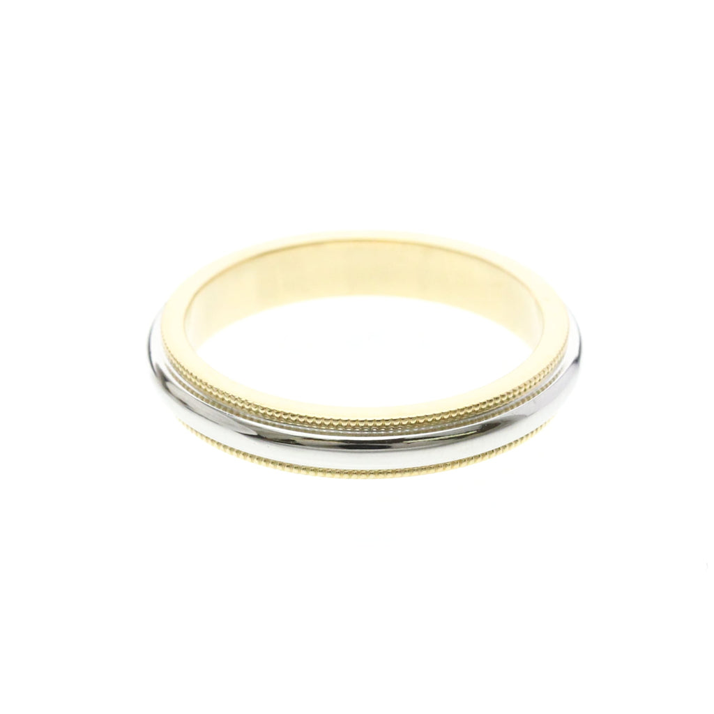 Tiffany Milgrain · Platinum & 18K Gold