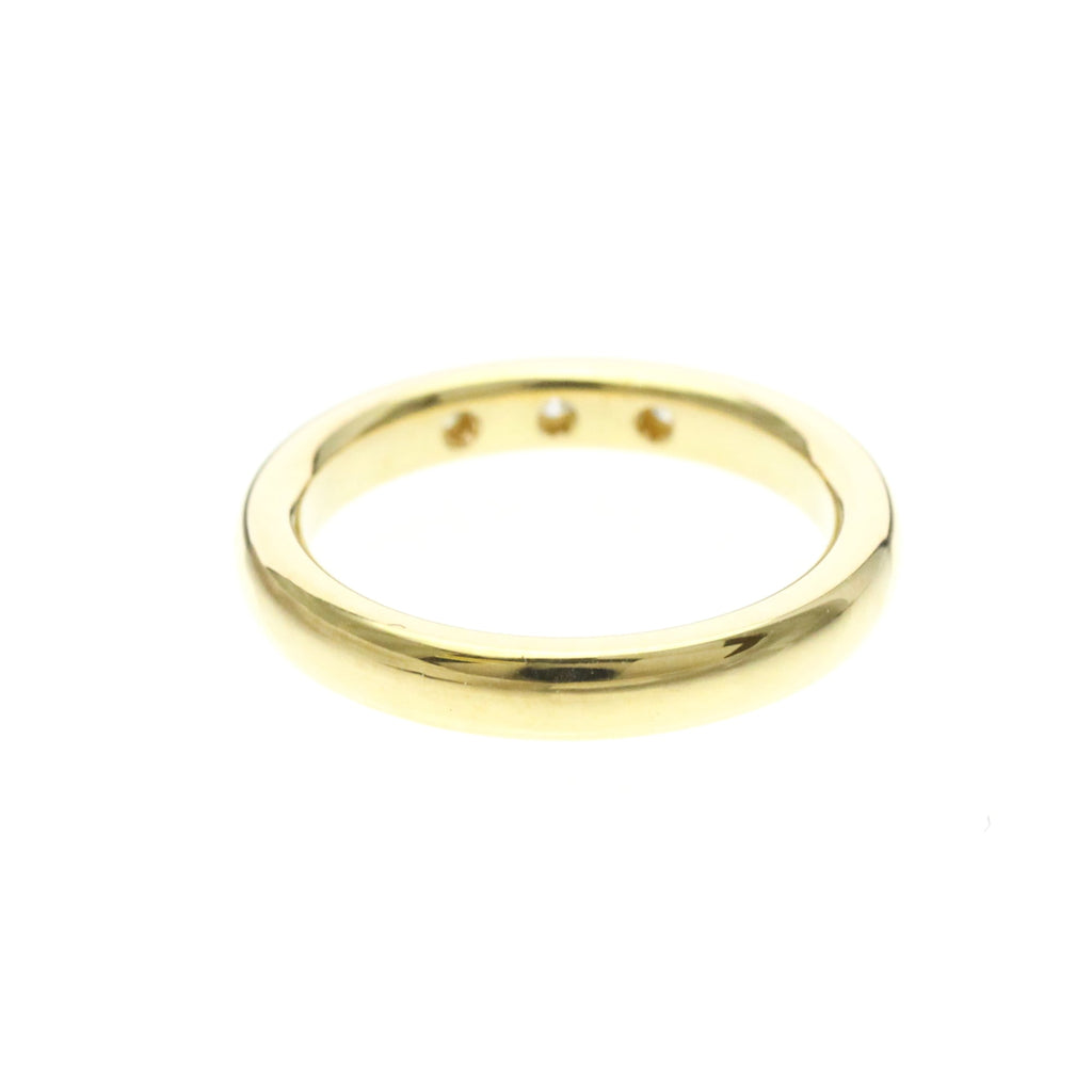 Tiffany Stacking Band · 3 Diamond · 18K Yellow