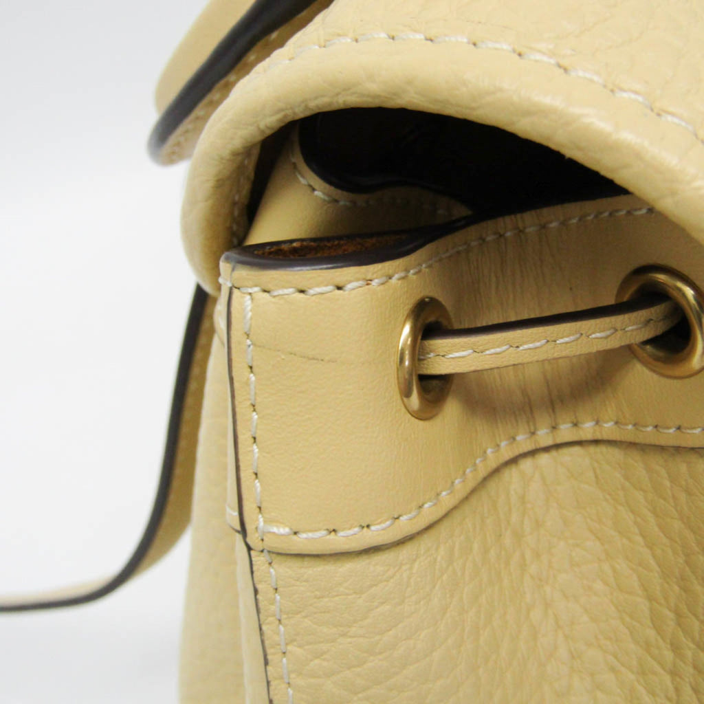 Coach Leah · Leather Backpack