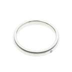 Tiffany Milgrain Band Ring · Platinum