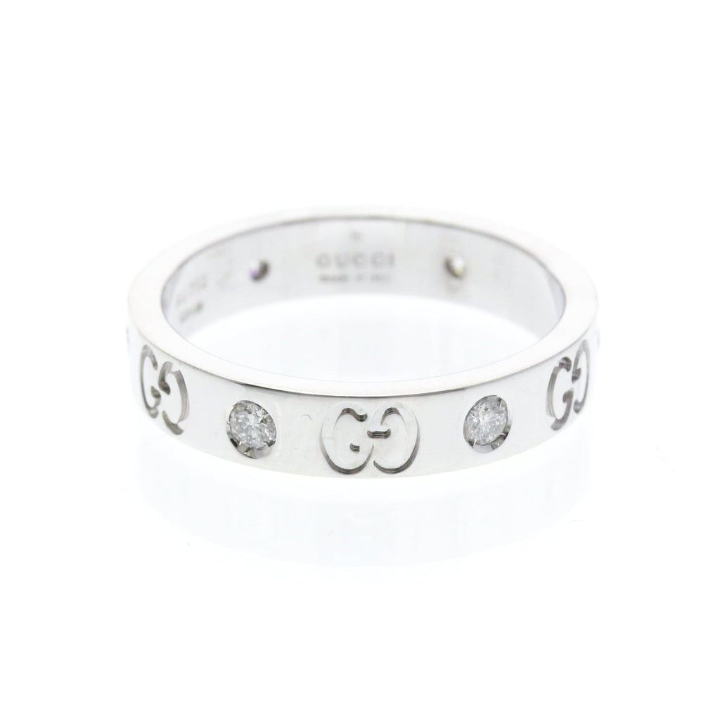 Gucci Icon · Diamond · 18K White Gold