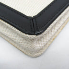 Balenciaga Navy Pochette · Canvas & Leather
