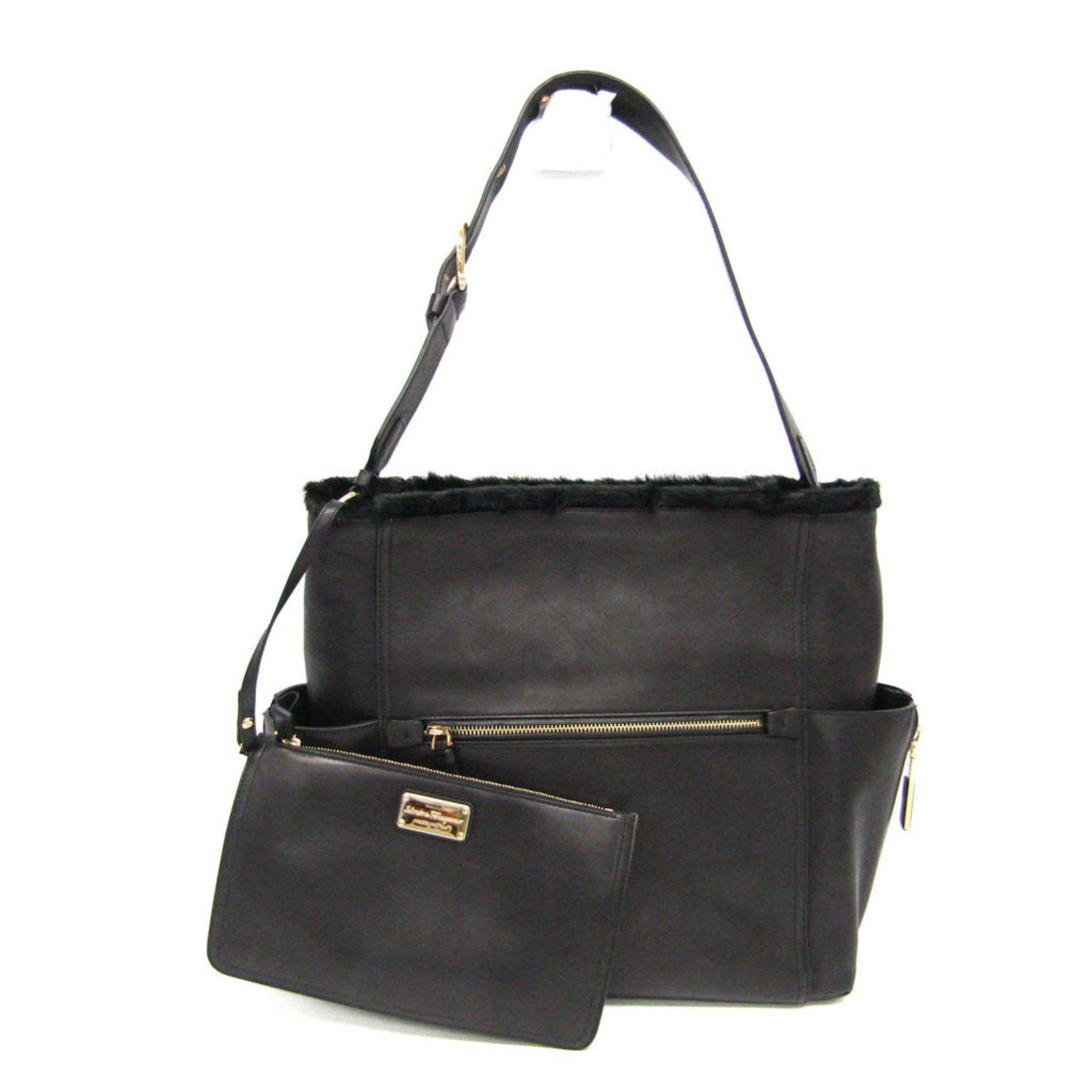 Salvatore Ferragamo · Mouton Leather Tote