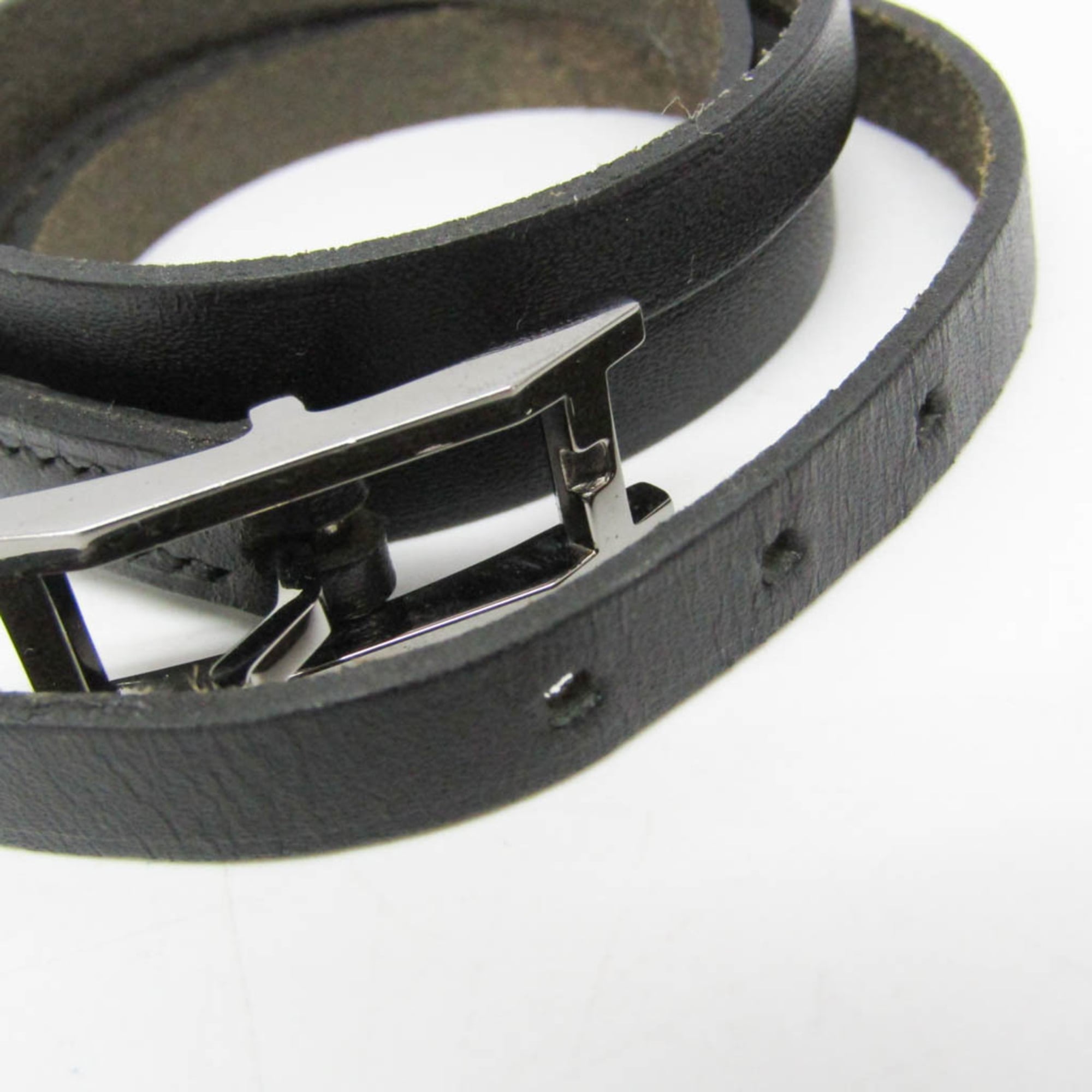 Hermès Hapi · Choker Bangle · Leather