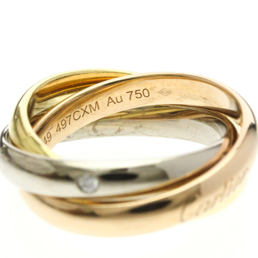 Cartier Trinity · Tri-Gold · Diamond