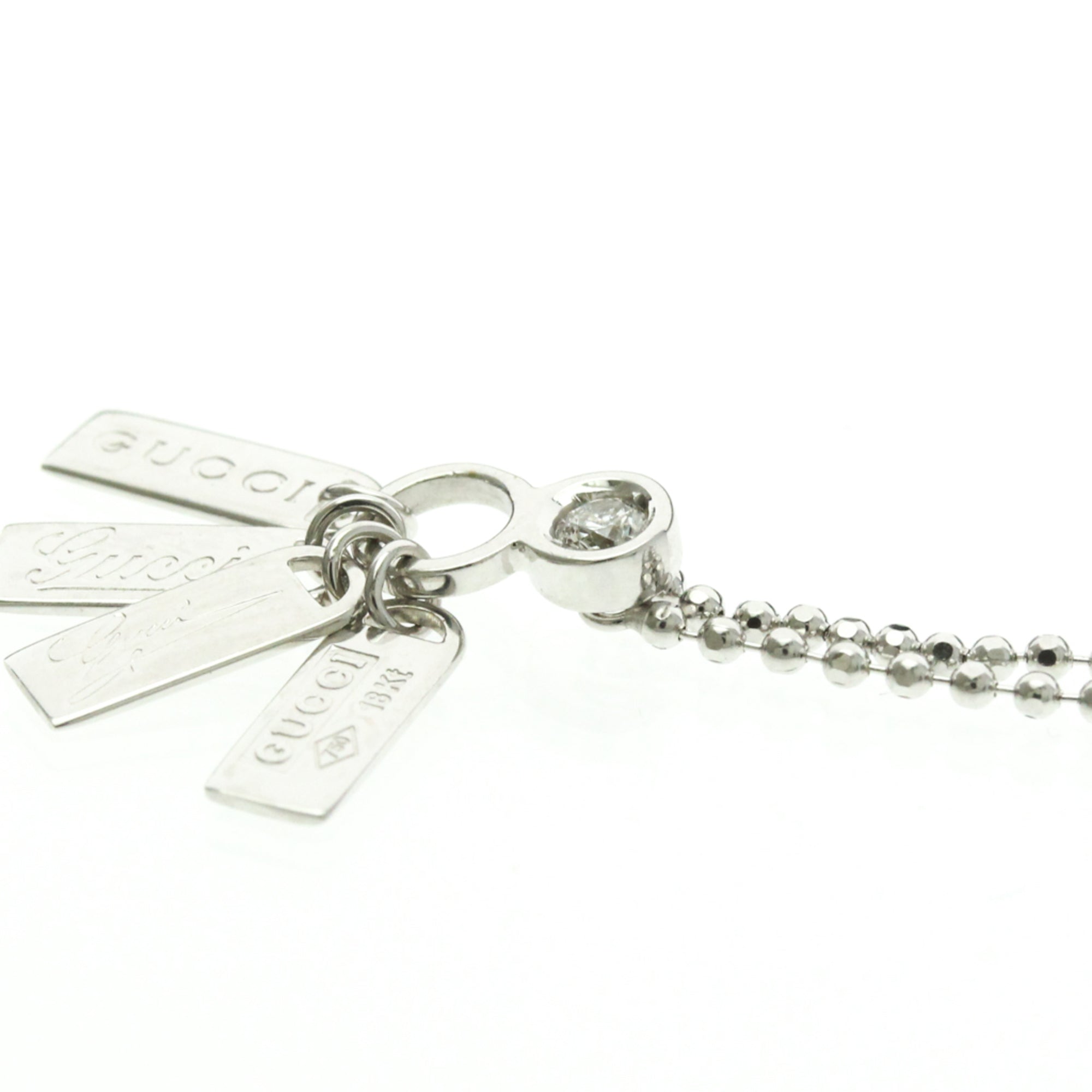 Gucci Diamond Tag · 18K White Gold