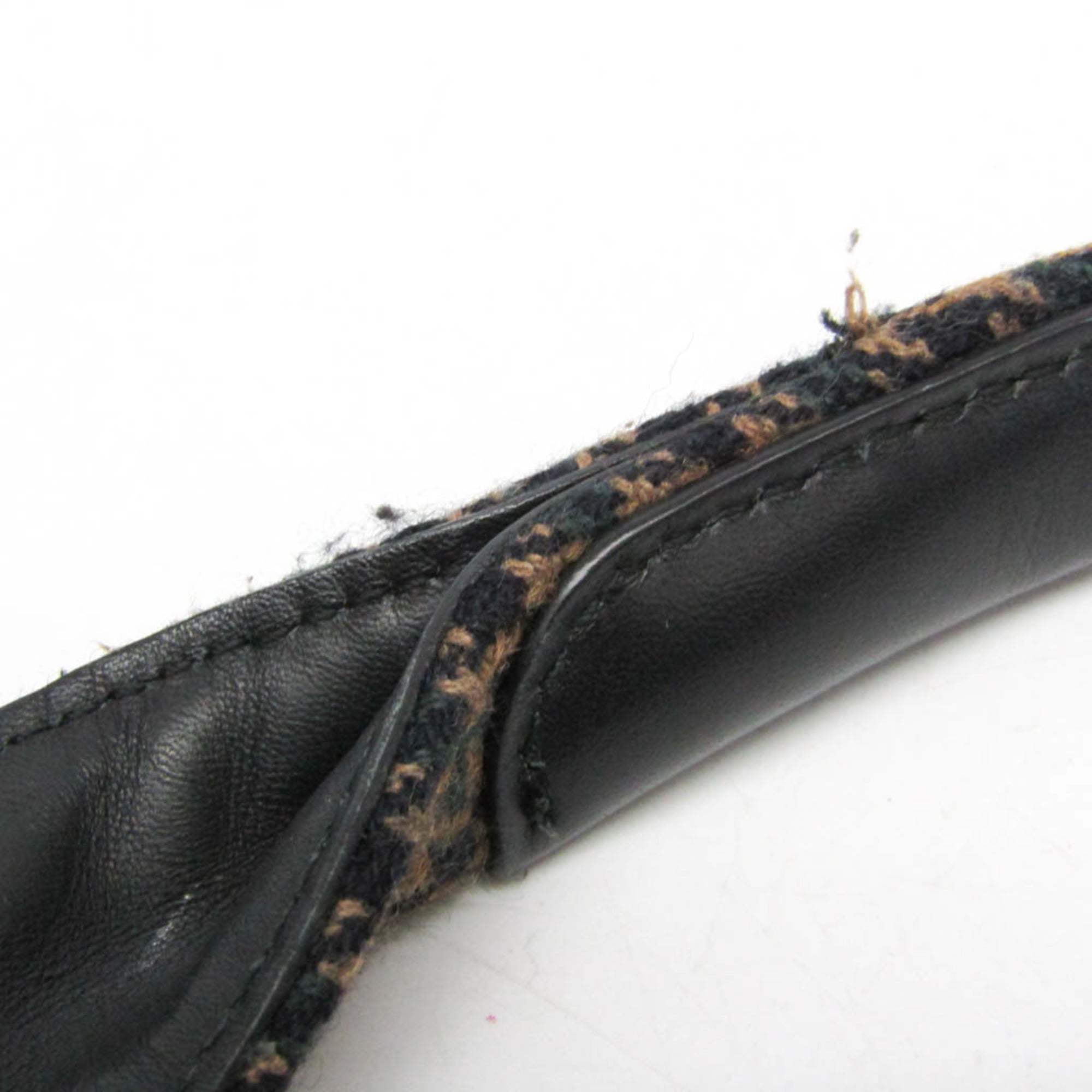 Balenciaga Navy Cabas S · Wool & Leather