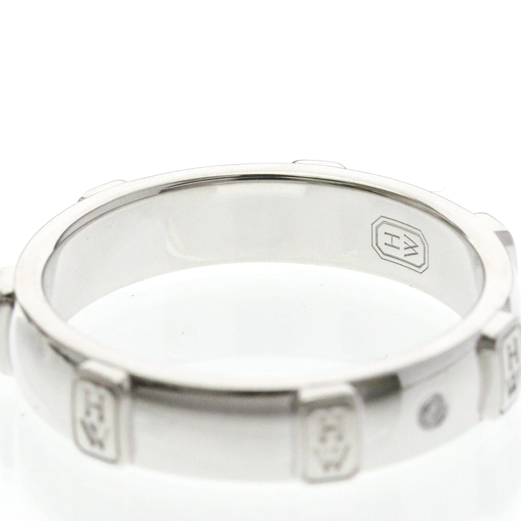 Harry Winston HW Logo · Diamond · 18K White Gold