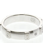 Harry Winston HW Logo · Diamond · 18K White Gold