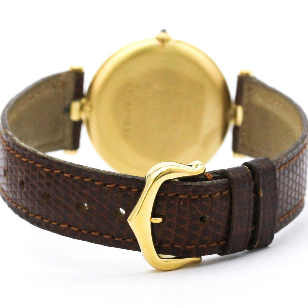 Cartier Must Vendome · Gold Plated · Quartz