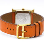 Hermès Heure H · Gold Plated · Quartz