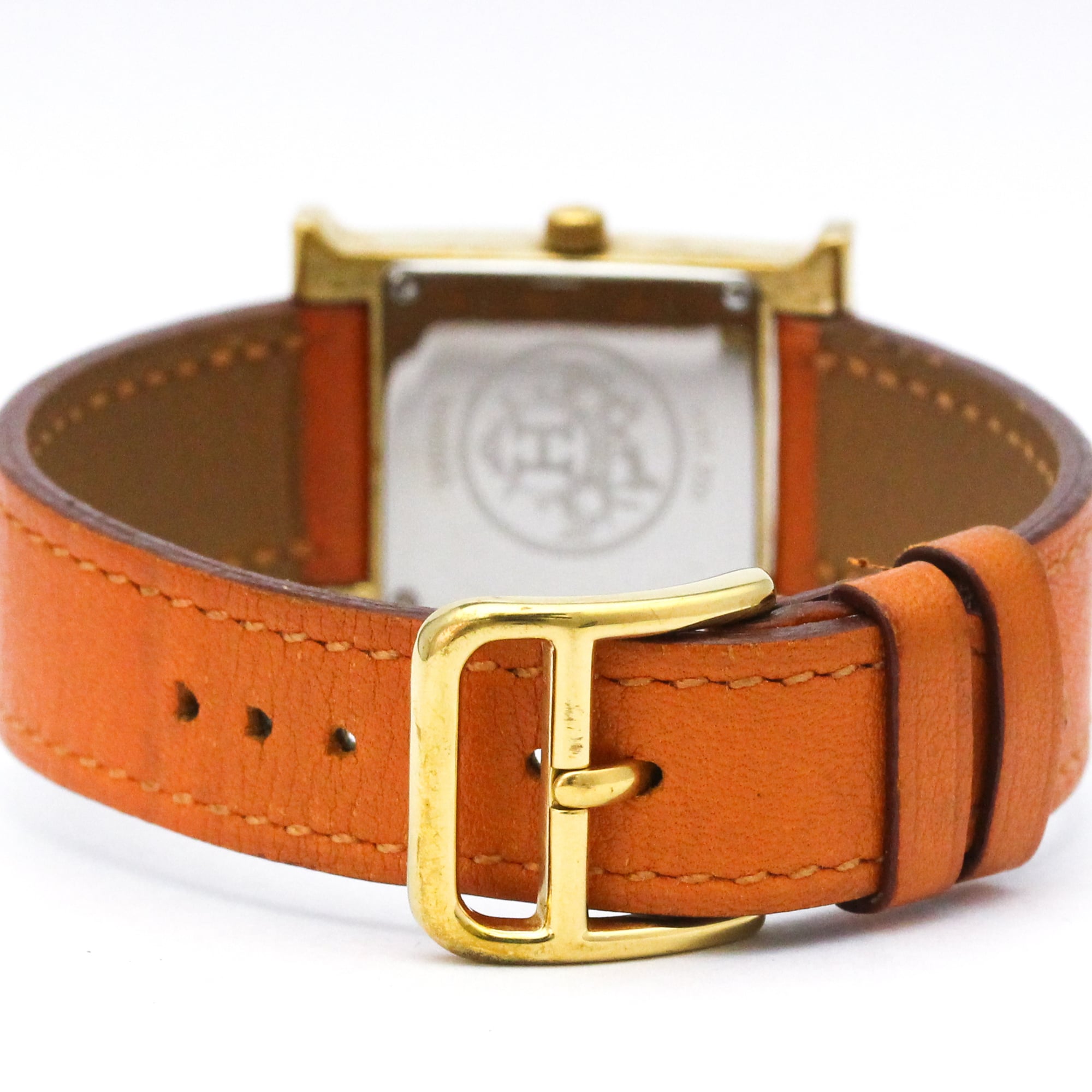 Hermès Heure H · Gold Plated · Quartz