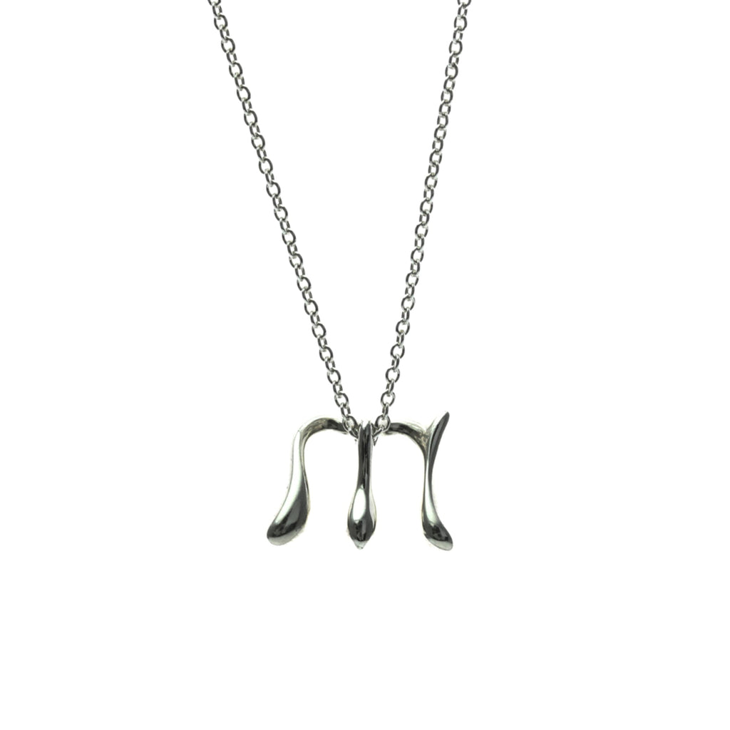 Tiffany Letter M · Sterling Silver