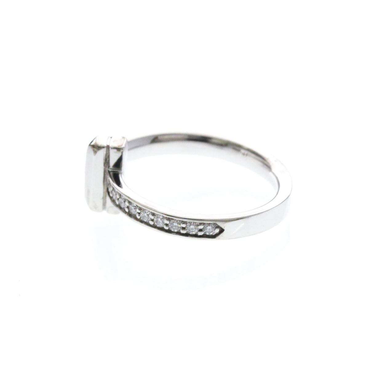 Tiffany T One Narrow · 18K White Gold · Diamond