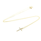 Star Jewelry Cross · 18K Yellow Gold · Diamond