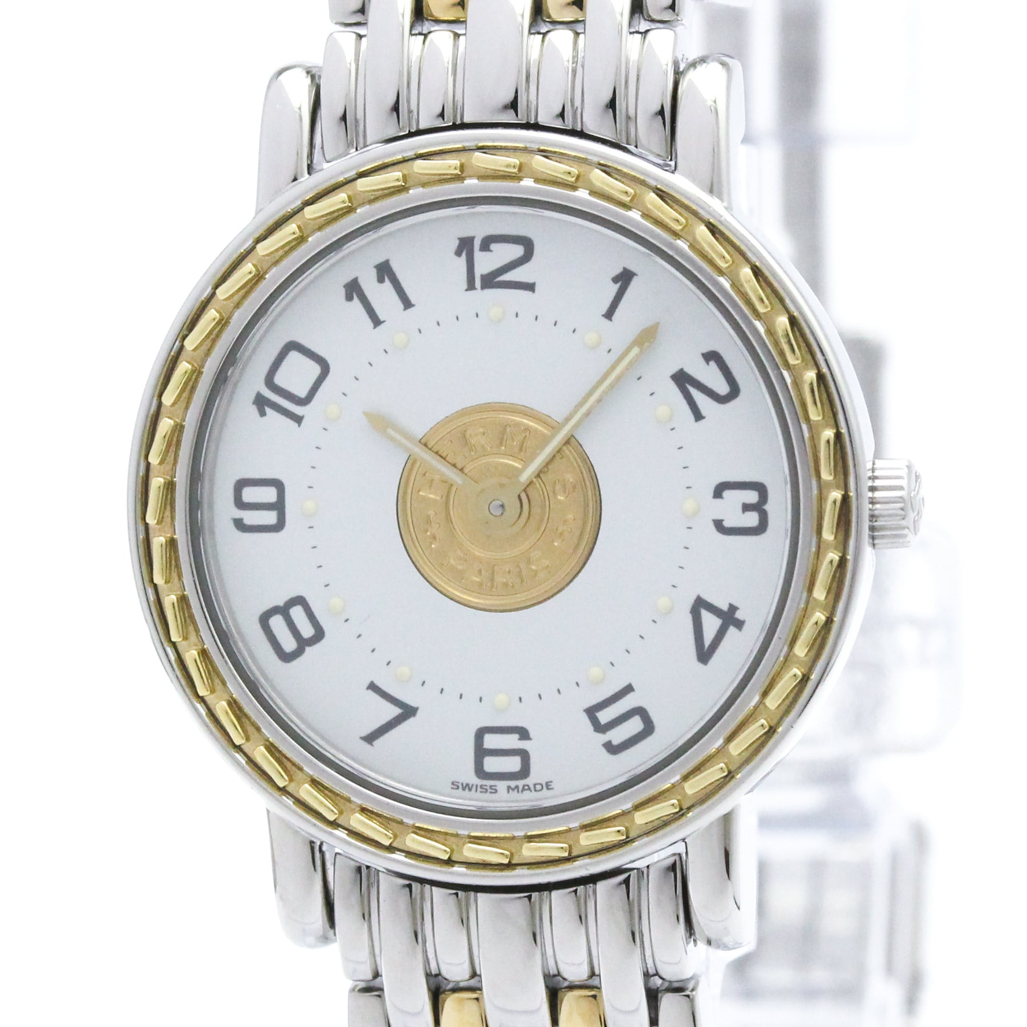 Hermès Sellier · Gold Plated Steel · Quartz
