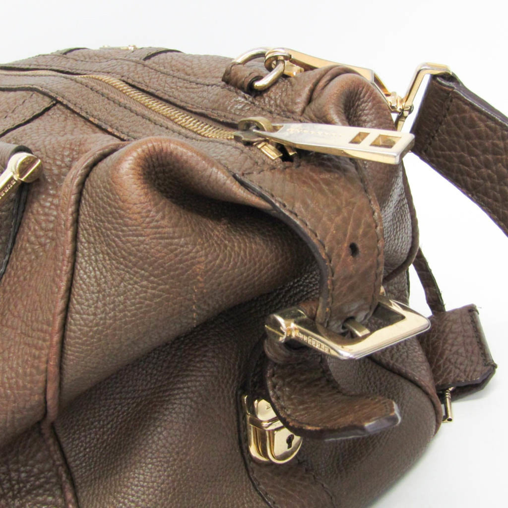 Burberry Boston · Leather Bag