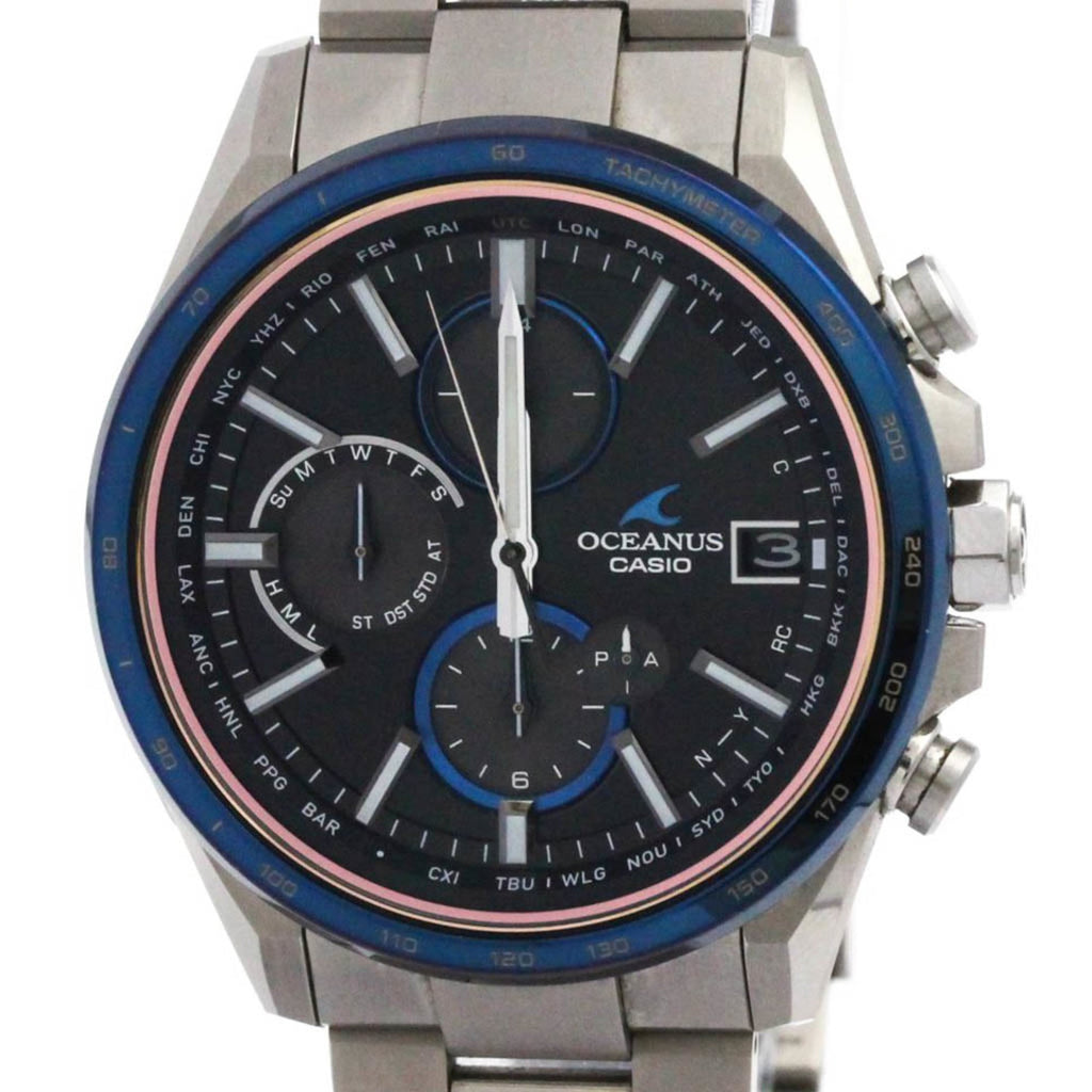 Casio Oceanus · Titanium · Solar