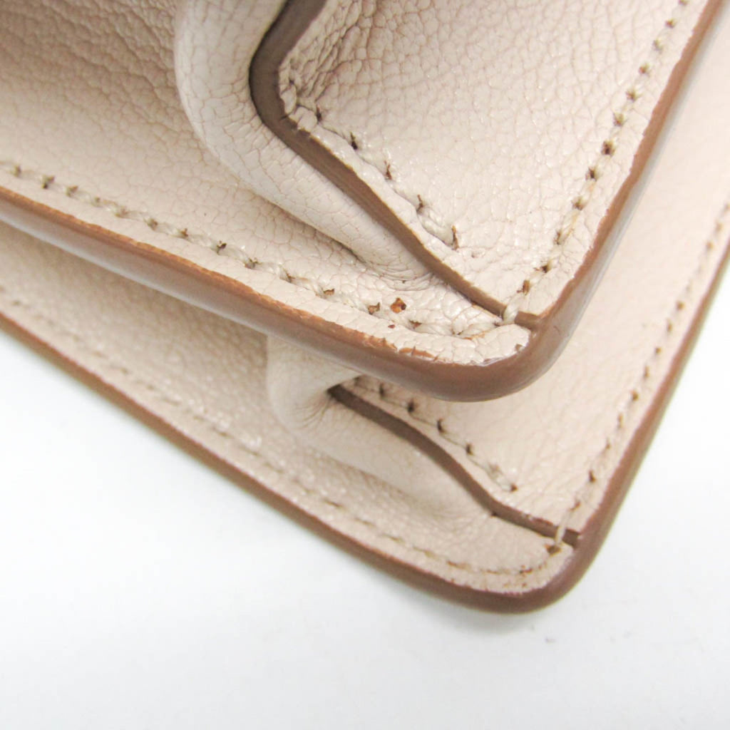 Miu Miu Madras · Leather Shoulder Bag