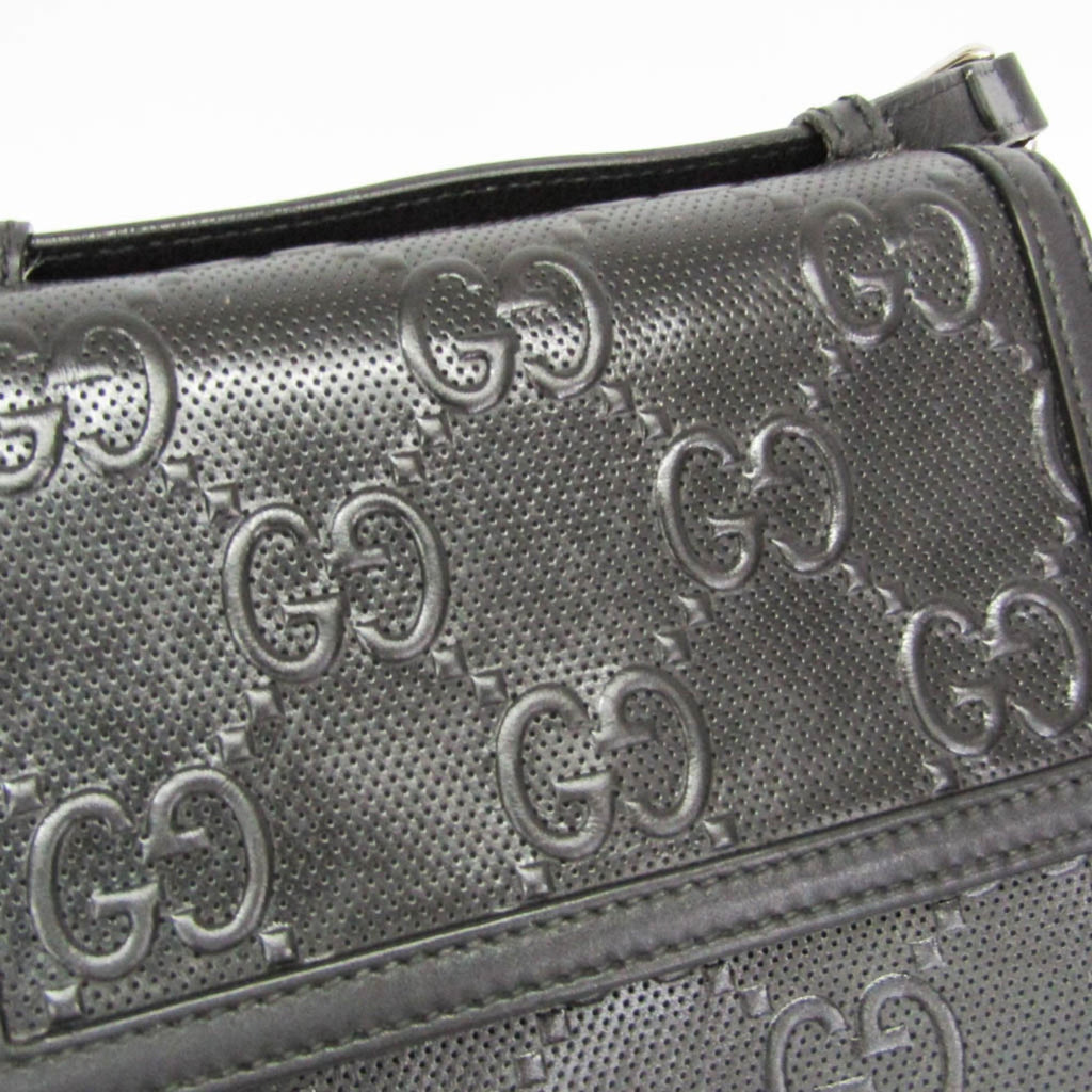 Gucci GG Embossed Crossbody · Leather