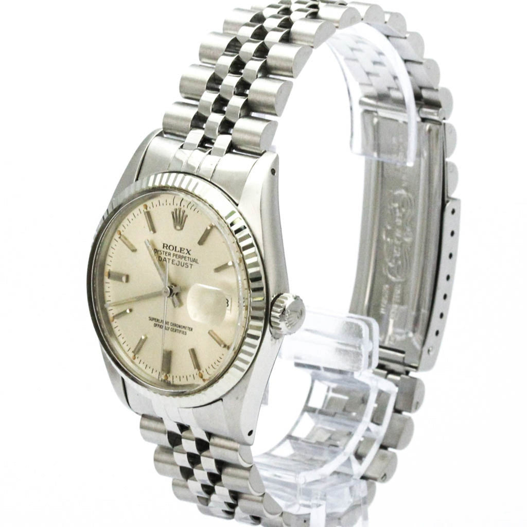 Rolex Datejust · 18K White Gold · Steel