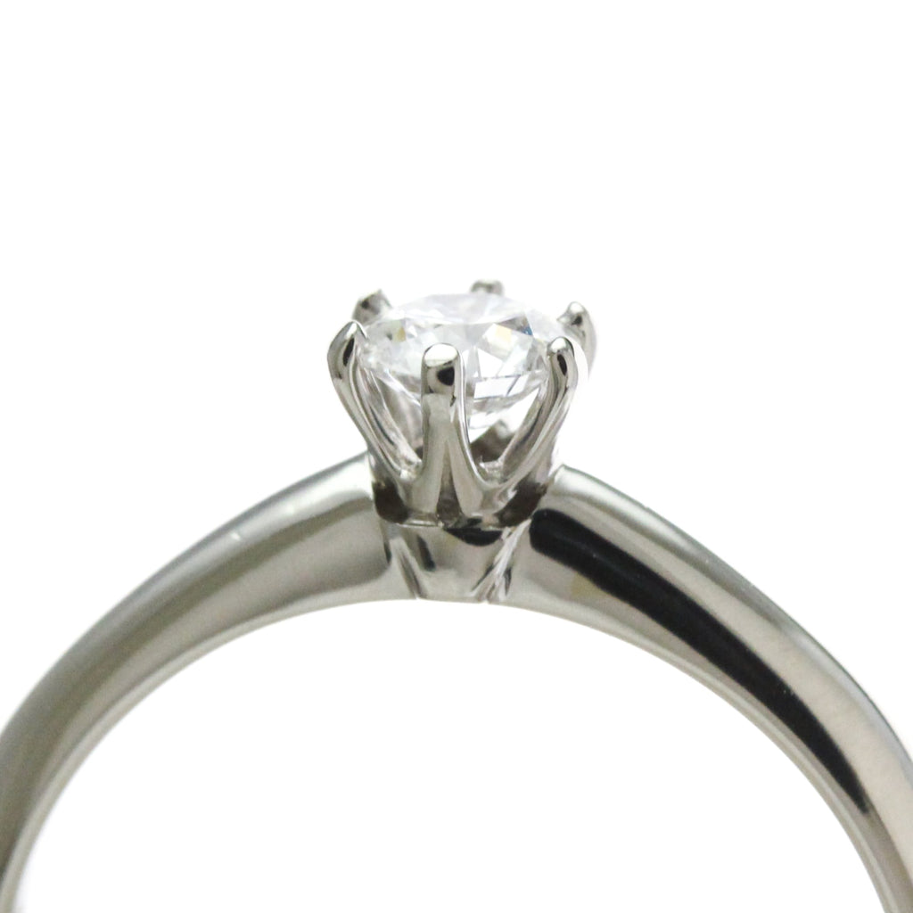 Tiffany Solitaire · Platinum · 0.22ct Diamond