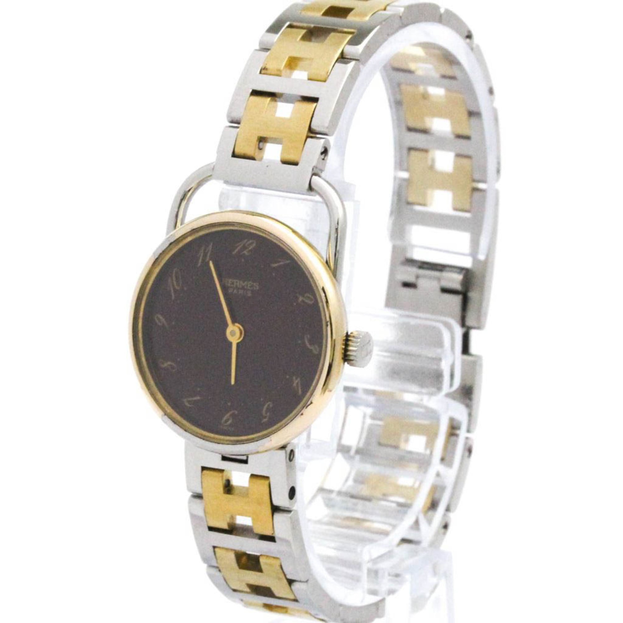 Hermès Arceau · Gold Plated Steel · Quartz