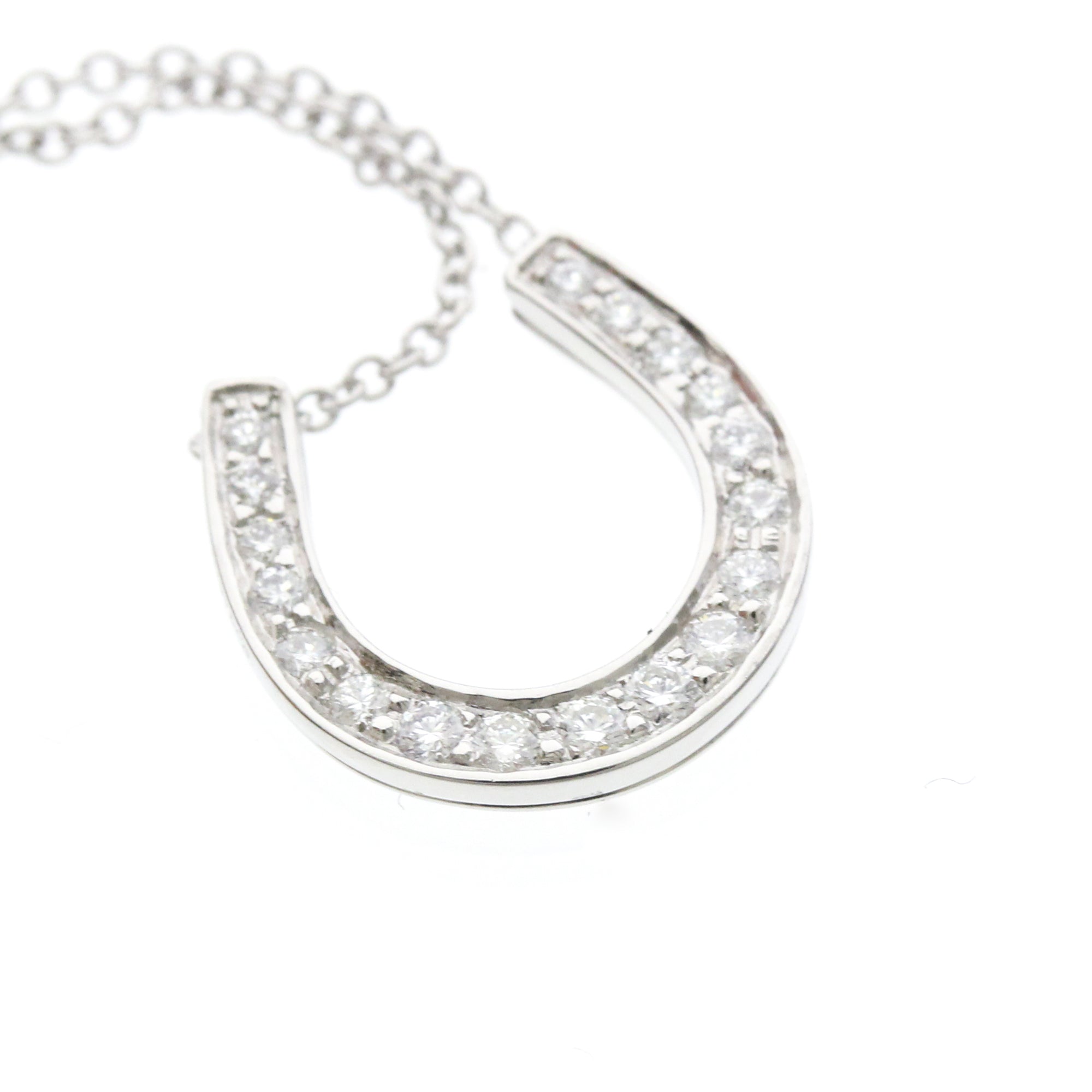 Tiffany Horseshoe · Platinum · Diamond