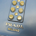 Prada Electra Studs · Leather Shoulder Bag