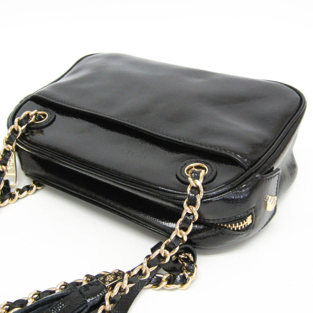 Tory Burch · Chain Shoulder · Enamel Leather