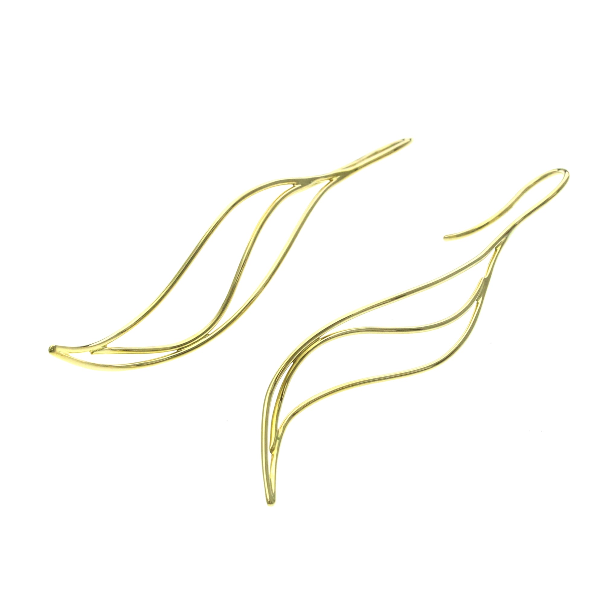Tiffany Wave · 18K Yellow Gold · Earrings