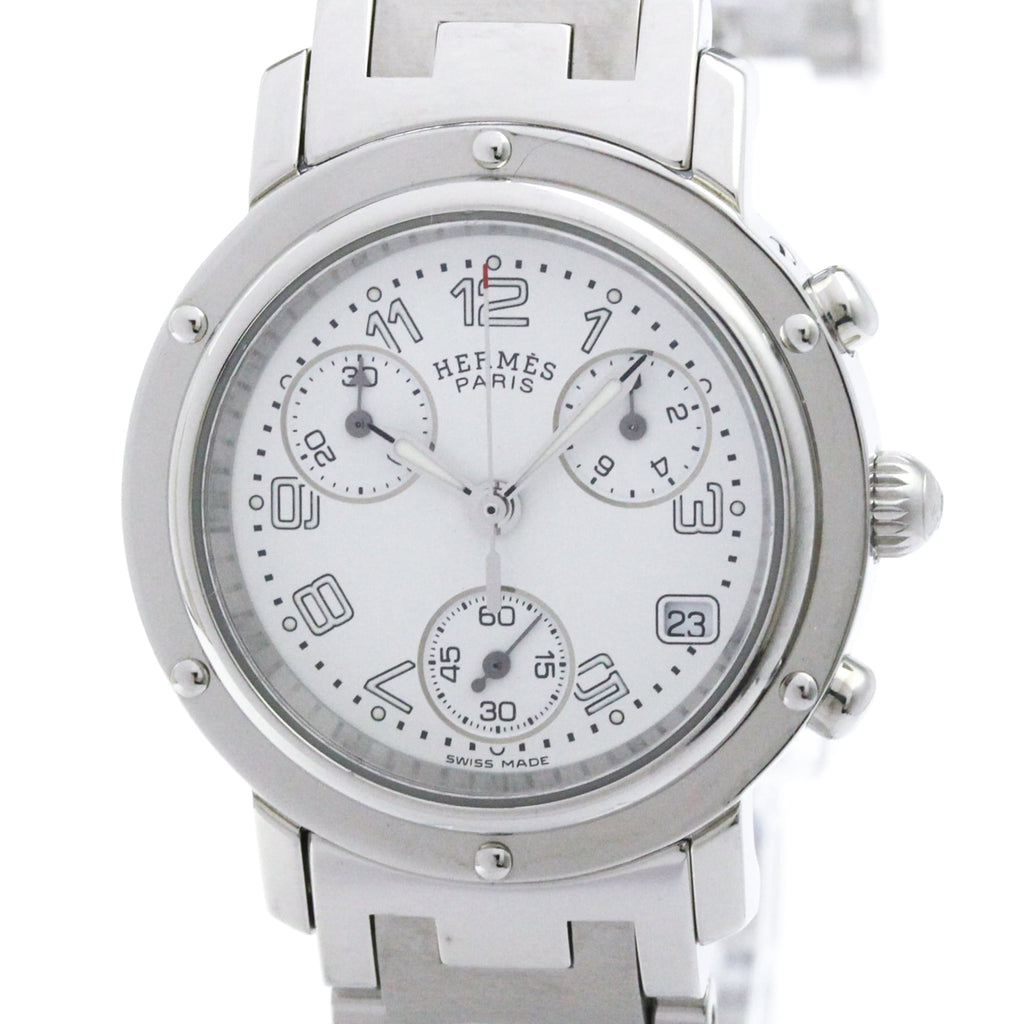 Hermes Clipper Chronograph · Steel