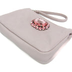 Miu Miu Nappa Cristal · Leather Pouch