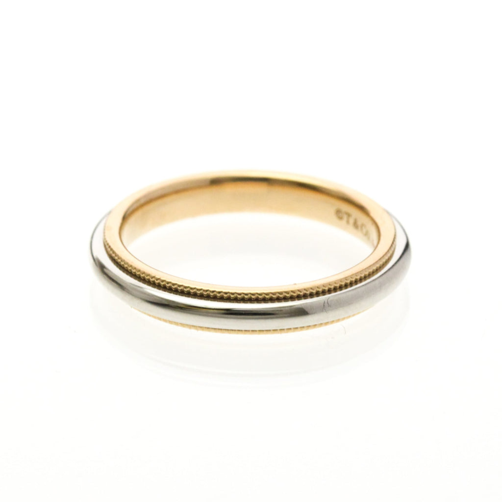 Tiffany Milgrain · Rose Gold & Platinum