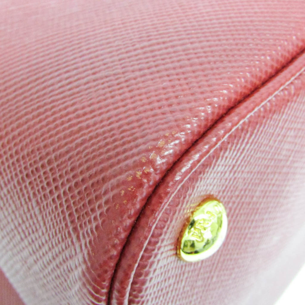 Prada Canvas & Leather Shoulder Bag