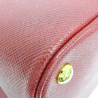 Prada Canvas & Leather Shoulder Bag