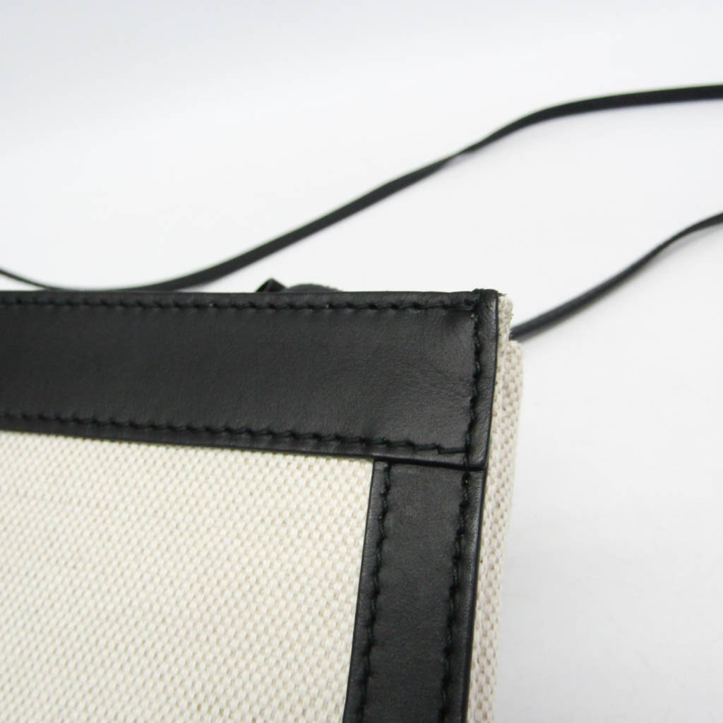 Balenciaga Navy Pochette · Canvas & Leather